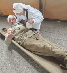 Акция под названием &laquo;Полевой госпиталь&raquo;